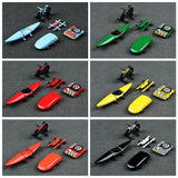 CM Model 1:64 Car Top Accessories Luggage Bike Kayak 5 Piece Set