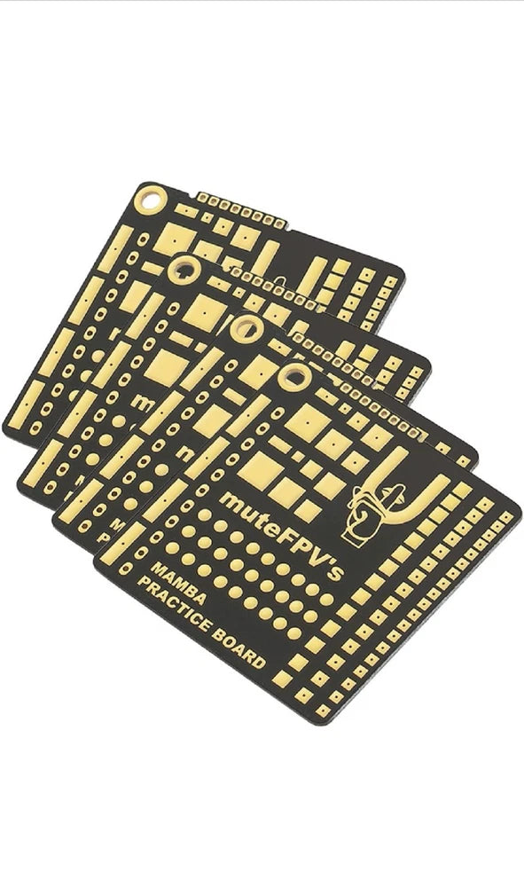 Diatone Mamba FPV soldering practice PCB boards set with plated holes