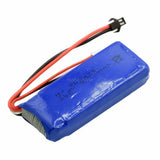 7.4V 2S 2000mAh 25C LiPO Battery SM2P positive plug for RC Racing Boat Car Truck