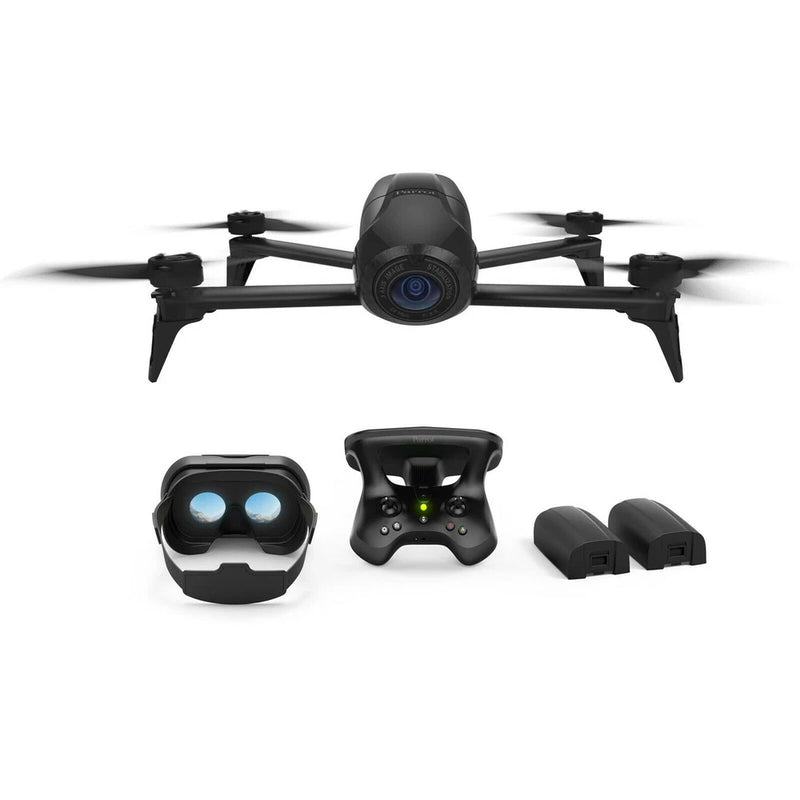 Parrot Bebop 2 drone parts set: quadcopter with camera, controller, two battery packs