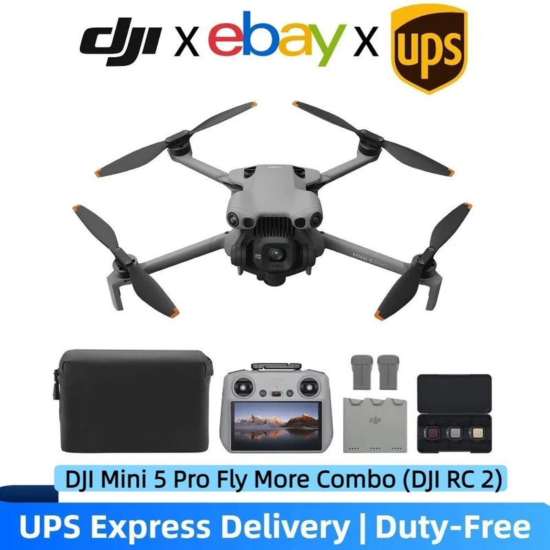 DJI Mini 5 Pro Fly More Combo Plus Drone (3 Choice)-No Tariffs In US/US Stock