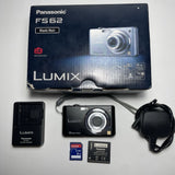 Panasonic Lumix DMC-FS62 10.1MP Digital Camera Tested+ Charger, Battery, SD Card