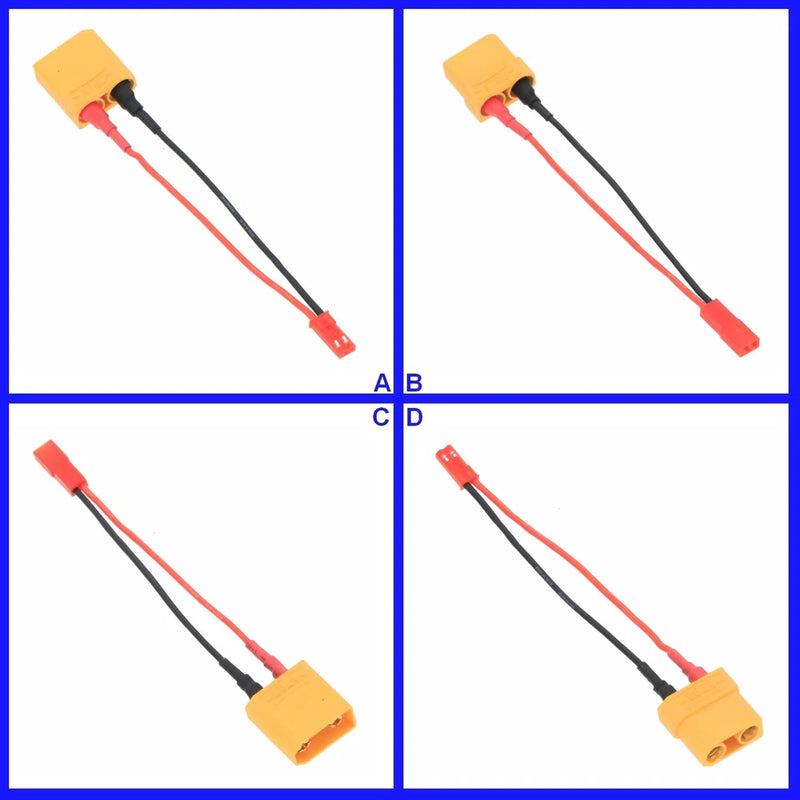 XT90 to JST 20AWG 4inchs Cable Adapter For RC LiPo NiMH Battery FPV Truck UAV