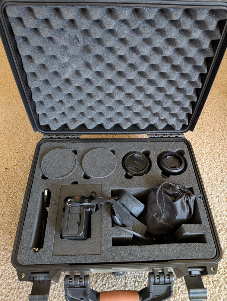 Panasonic LUMIX GH5S Mirrorless 4K Camera, Hardcase, 2 Lumix G lenses MINT