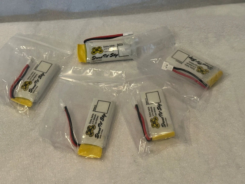 5 Pack Drone Pit Stop Extra Juice 3.7V Lipo Battery New Open Box Battery