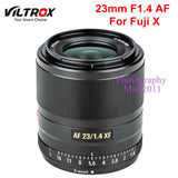 Viltrox 23mm F1.4 Large Aperture AF Prime Lens for Fujifilm Fuji X-T3 XT4 Camera