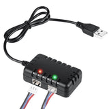 2S 7.4V USB Charger Cable for SCX24 RC Car 1A Battery