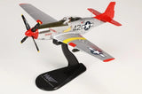 Hobby Master 1/48 P-51D Mustang airplane creamer model on black display stand