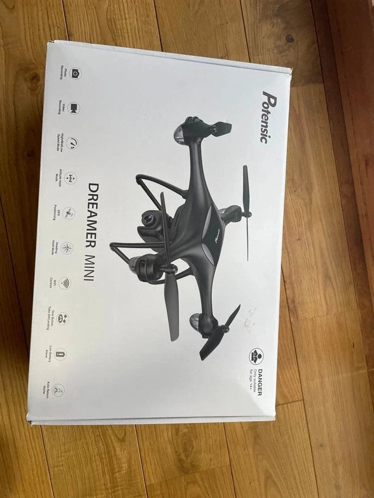 Potensic Dreamer mini drone box with black drone graphic