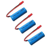 3PCS 3.7V 1100mAh 18500 15C Li-po Battery for Feilun FT008 RC Boat Spare Parts
