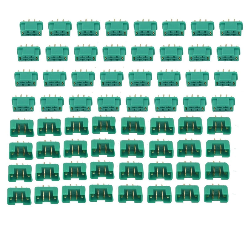 50 pairs MPX Connectors plug 6 Pin 24K Goldplated pin 40Amp for RC Lipo Battery