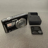Panasonic Lumix DMC-FH27 16MP Digital Camera Tested w/ Battery, Charger
