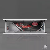 1/64 Diorama Garage Building Model LED Bugatti Lighting Edition Assembly Kit New