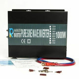 1000W Car Power Inverter 36VDC to 120/220VAC Pure Sine Wave Inverter Home Solar