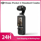 DJI Osmo Pocket 4 handheld gimbal camera with flip screen and top sensor module