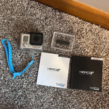 GoPro Hero3+ Silver Black HD Waterproof Action Camera with case - For Parts