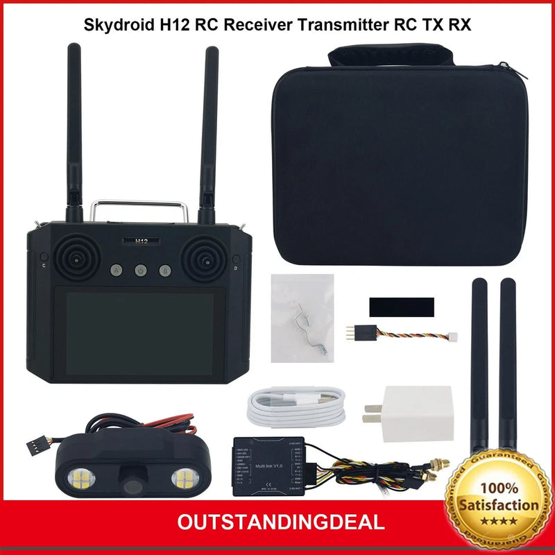 Skydroid H12 RC Receiver Transmitter RC TX RX (3-In-1 Camera) 5.5" Screen ot25