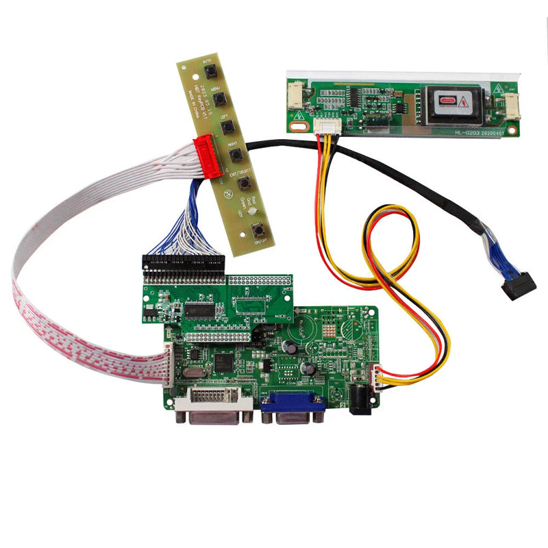 DVI VGA LCD Controller Board For 10.4inch 640x480 AA104VB04 LCD Screen