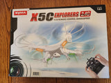 SYMA X5C EXPLORERS 2.4G 4CH RC QUADCOPTER/DRONE WITH LOTS OF EXTRAS ! - open box
