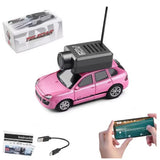 1/64 Mini 2.4G APP RC Drift Cars Pink w/ FPV HD Wide Angle Camera 3-Speed Model
