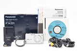 ¡¾EX+3¡¿Panasonic Lumix DMC-FX01 3.6x Zoom Digital Camera Japan w/Accessories