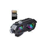 Motorcycle 1080P HD Camera Recorder Motorbike Action Headset+64GB Card