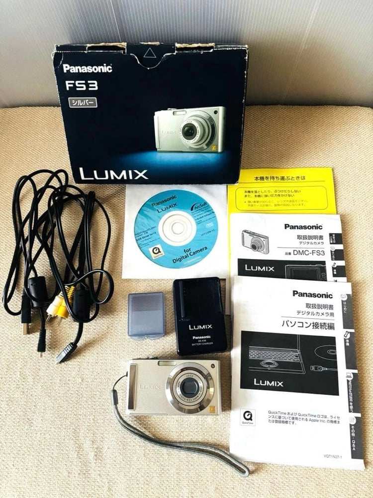 Excellent Panasonic LUMIX DMC-FS3 Silver Working