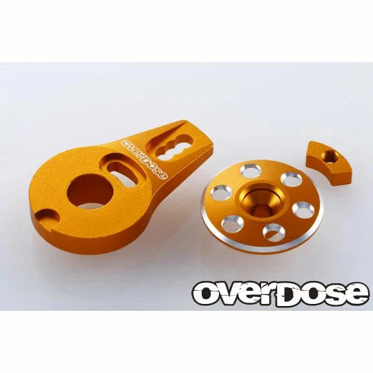 OVERDOSE OD2273 Aluminum Servo Saver Horn Type-2 Gold for RWD Drift Cars NEW