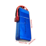 7.4V 2S 3000mAh 30C LiPo Battery T-plug for RC Airplane Heli Multirotor Drone