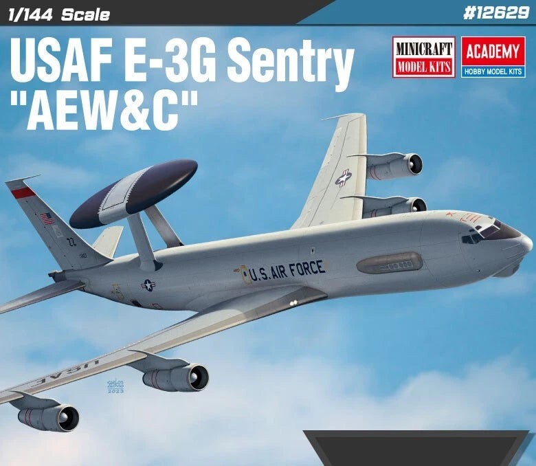 1/144 USAF E-3G Sentry #12629 ACADEMY HOBBY MODEL KITS
