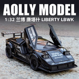 1 £º 32 Lankantas LBWK Alloy Sports Car Model Ornament (Boxed) Christmas Gift