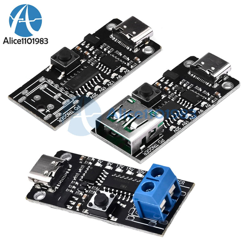 PD/QC Type C Automatic Detection Voltage Aging Test Fast Charging Boost Board