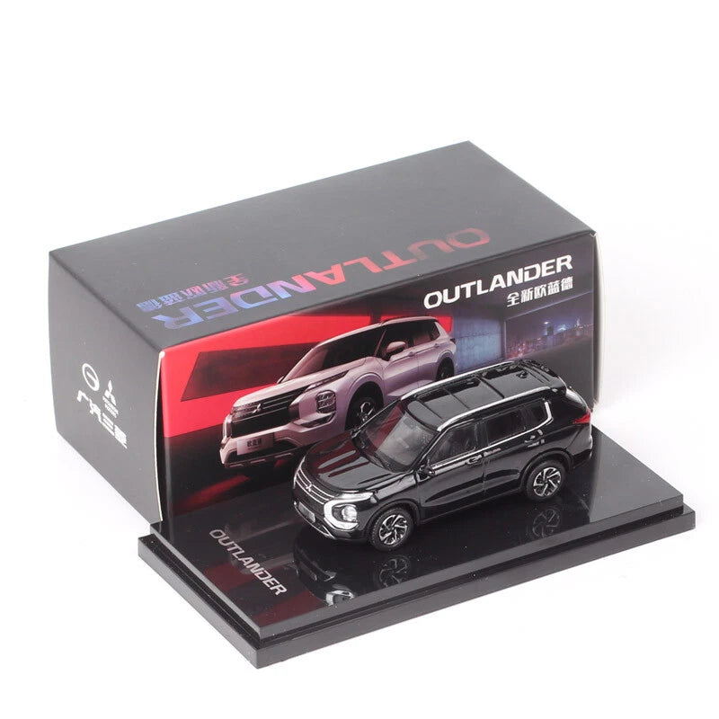 1/64 2023 Mitsubishi Outlander Crossover SUV Die-Cast Model Toy-Black