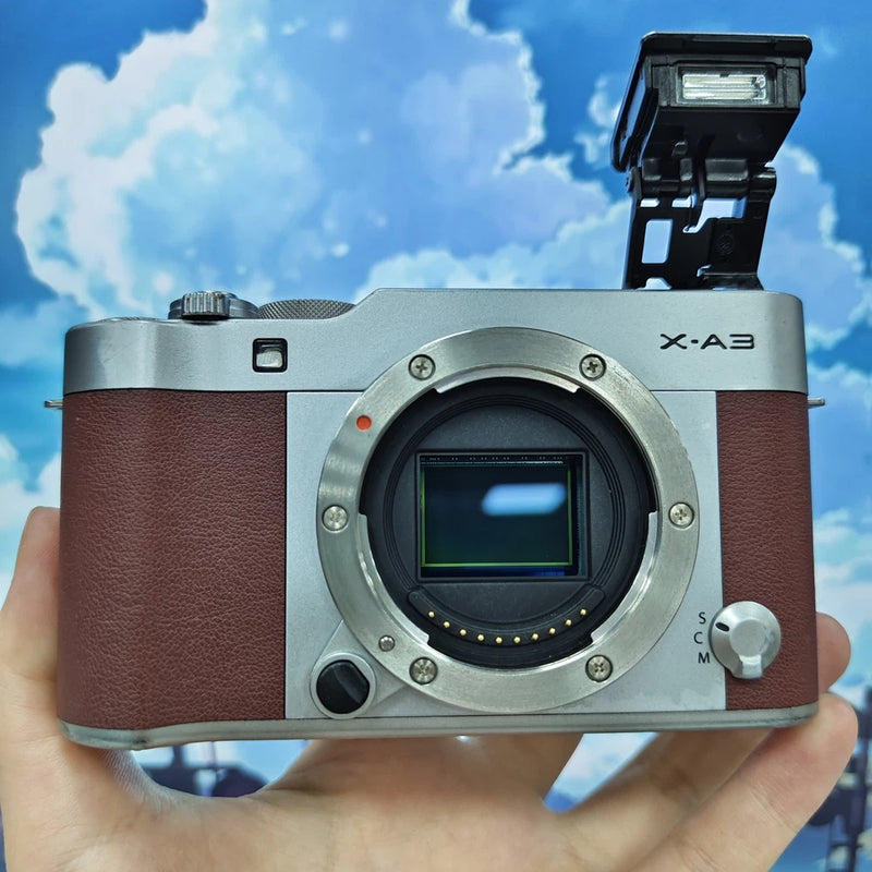 Fujifilm Fuji X-A3 24.2 MP Mirrorless Digital Camera Body Only English - Brown