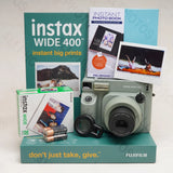 Fujifilm Instax Wide 400 Camera, Film & Photo Book Bundle