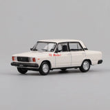 TG Perka 1:64 White 1970 LADA 2105 Classic Vintage Model Diecast Metal Car New