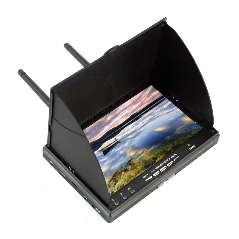 5.8G 40CH 7" FPV Monitor DVR 800x480 LCD Screen Receiver for RC FPV Racing