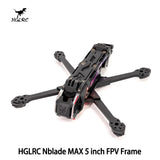HGLRC Nblade MAX 5inch True X DC Freestyle Cinematic FPV Frame Quadcopter