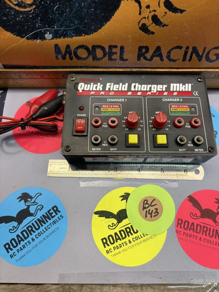 HOBBICO QUICK FIELD CHARGER MKLL / USED WORKS GREAT Battery