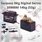 SURPASS HOBBY S0900M 9kg Metal servo TREX 600 1/10 1/8 RC Car/Airplane/Boat
