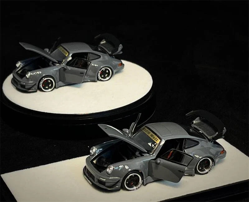 PGM 1:64 RWB930 Cement grey Diecast Model Car