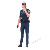 1/18 1/24 Miniatures Calling Policeman Scene Props Figures Model For Vehicles