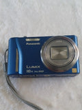 Panasonic Lumix Blue Compact Digital Camera Model DMC-ZS10