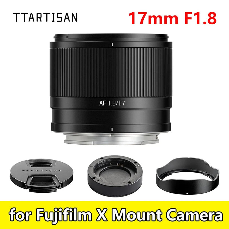 TTArtisan 17mm F1.8 APS-C Auto Focus Wide-Angle Lens for Fujifilm X-Mount Camera