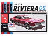 SKILL 2 MODEL KIT 1966 BUICK RIVIERA GS 1/25 SCALE MODEL CAR BY AMT AMT1439