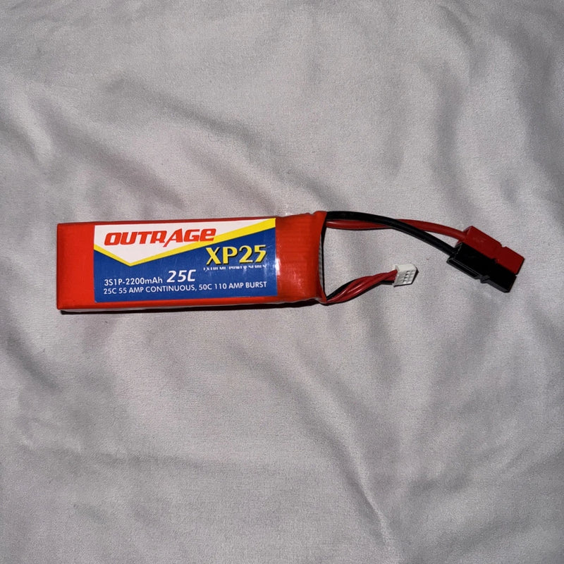 New Outrage 3s1p-2200mah 25c Battery Orig 59.99 Battery