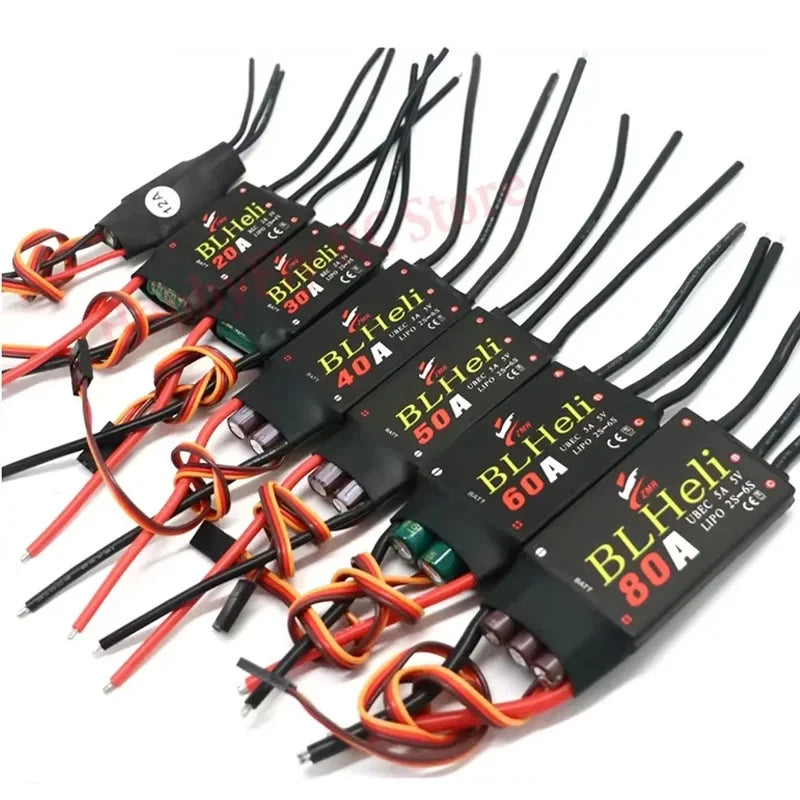BLHeli 12A 20A 30A 40A 50A 60A 80A Brushless ESC W/UBEC for FPV Drone Quadcopter