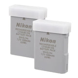 2Pcs New Genuine Nikon EN-EL14A Battery For D3500 D5100 D5200 D5300 D5500 D5600