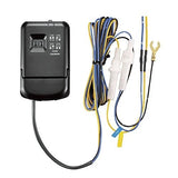 Car drive recorder module with cable harness, ports on dark housing