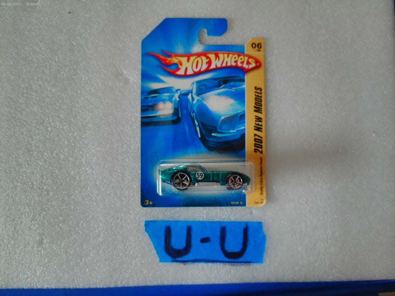 HOT WHEELS SHELBY COBRA DAYTONA COUPE # 59  2007 NEW MODEL 6/36 HW 1:64 U-U